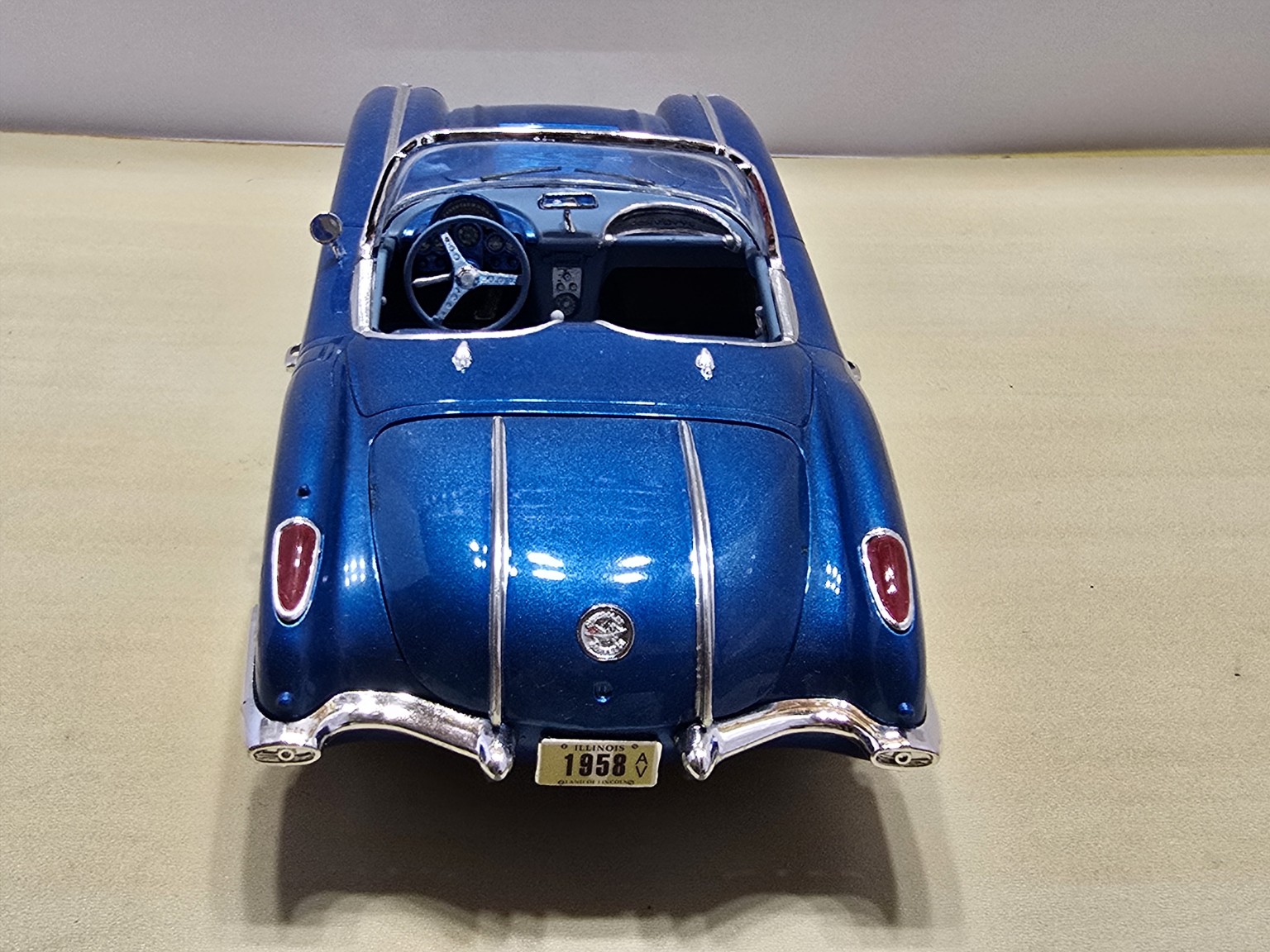 Chevrolet Corvette 1958 – zadný pohľad