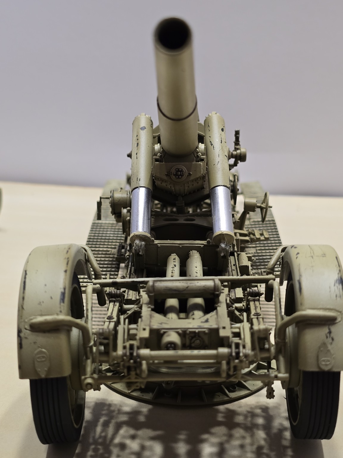 17 cm Kanone 18 – čelný pohľad