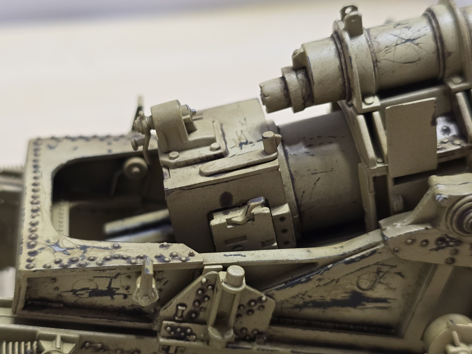 17 cm Kanone 18 – detail mechanizmu