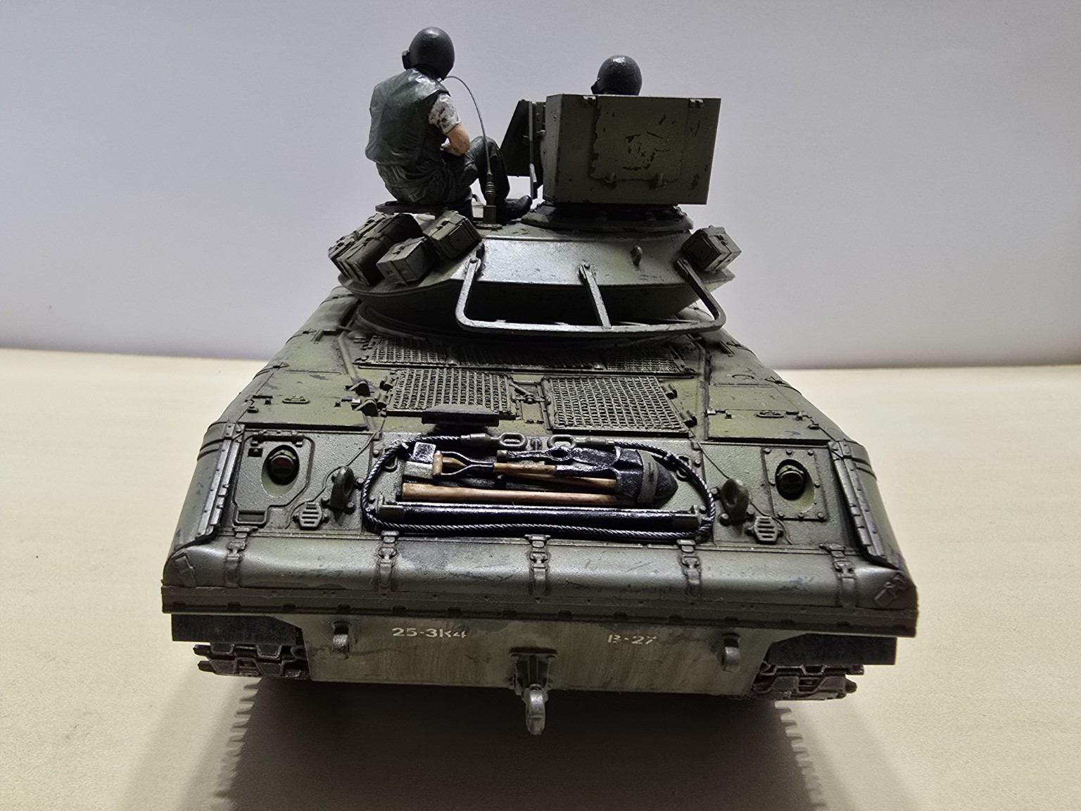 M551 Sheridan – zadný pohľad