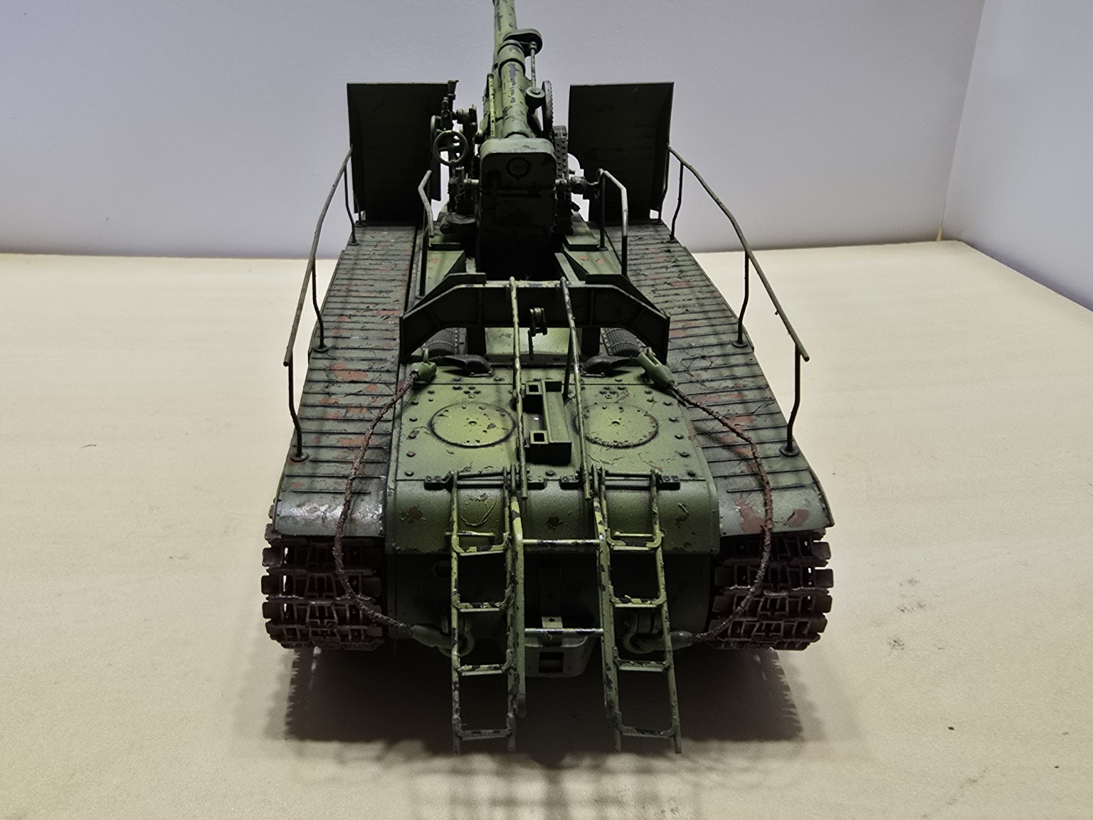 Soviet S-51 – zadný pohľad