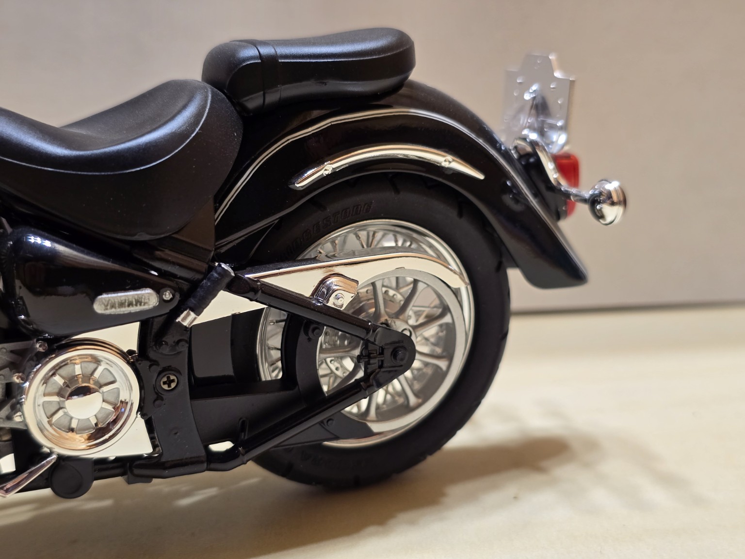 Yamaha Wild Star - detail zadného kolesa