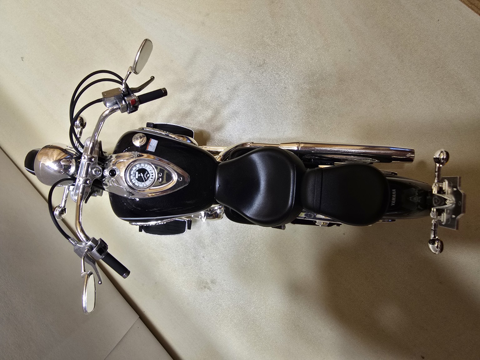 Yamaha Wild Star - pohľad zhora